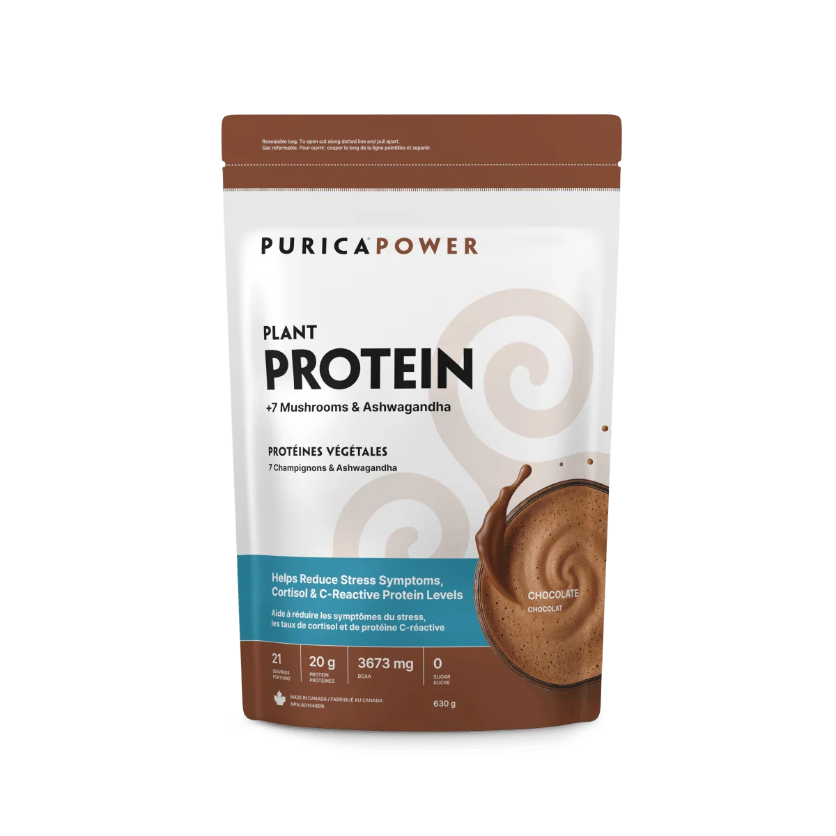 Protéine de plante 7 champignons & ashwagandha 630g