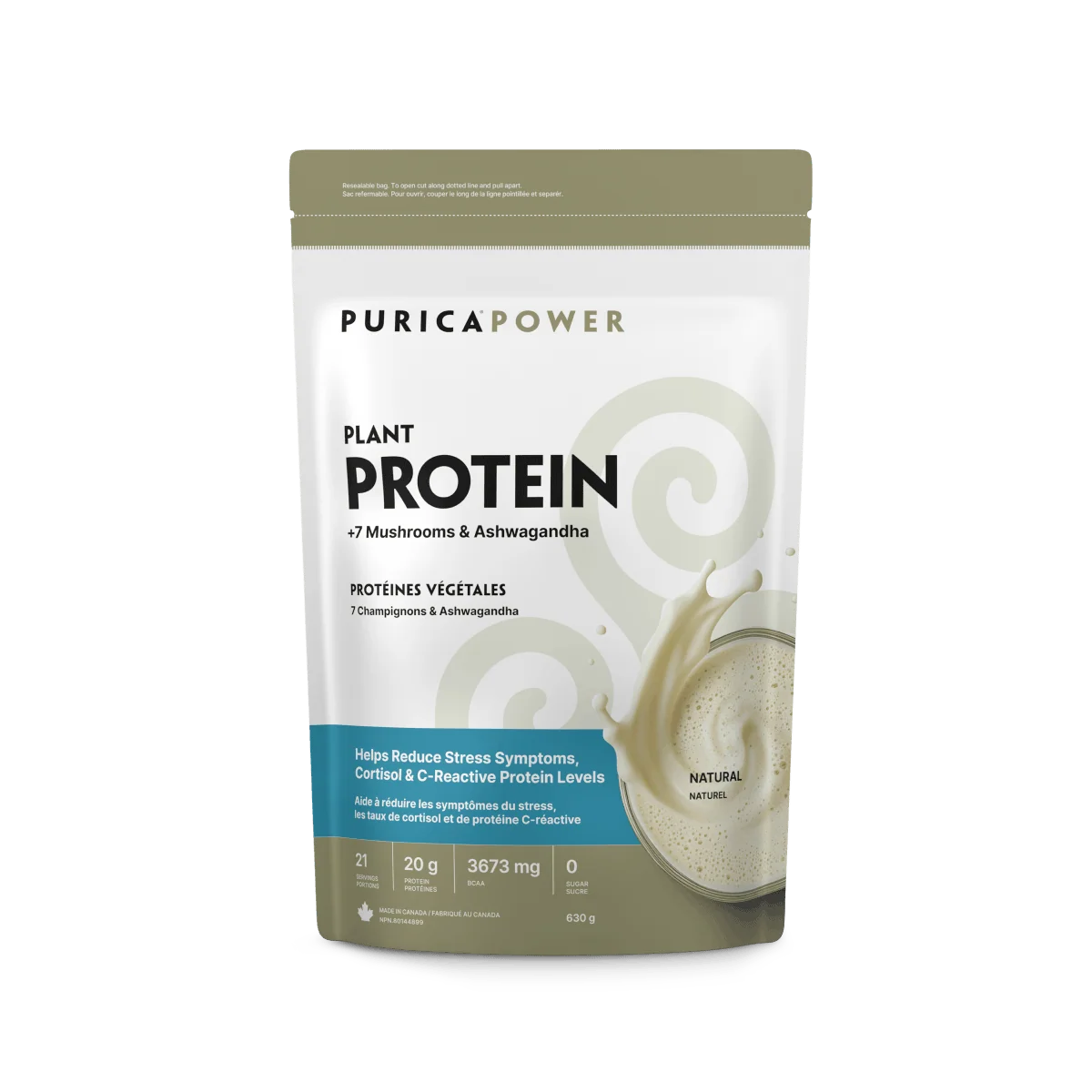 Protéine de plante 7 champignons & ashwagandha 630g