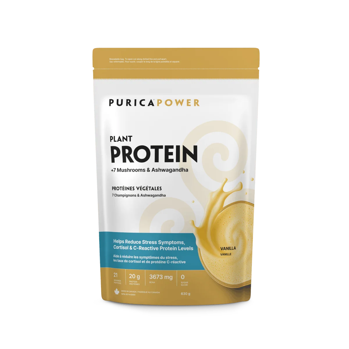 Protéine de plante 7 champignons & ashwagandha 630g