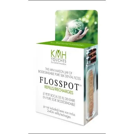 Fil dentaire en pure soie biodégradable (Recharge)