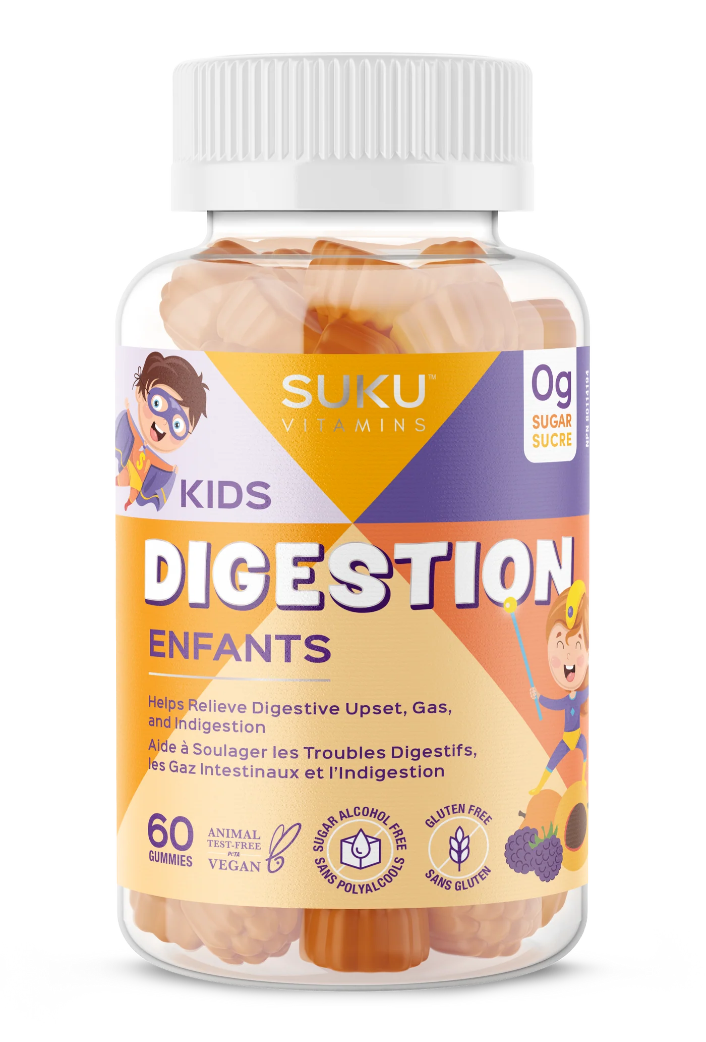 Digestion pour enfants 60 gélifiés