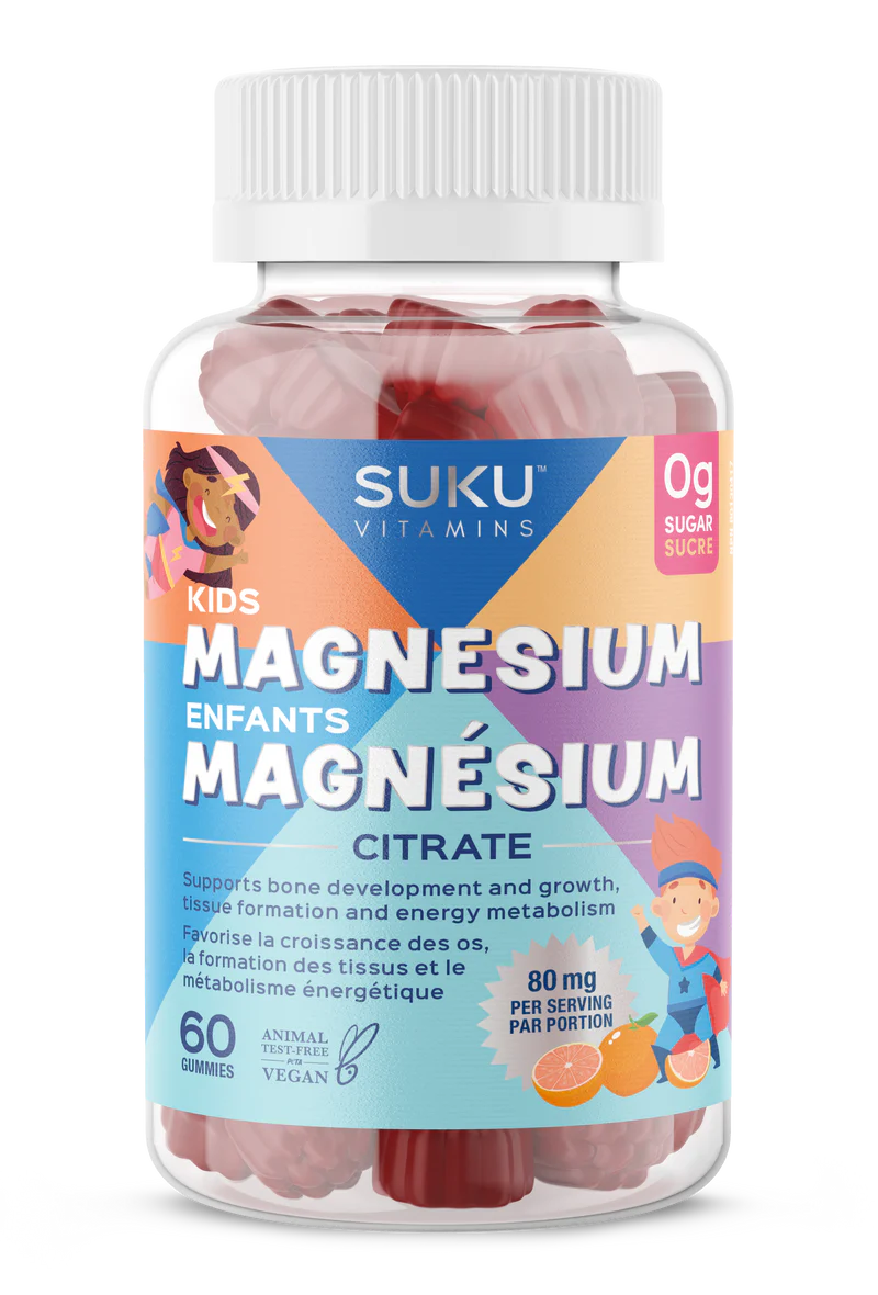 Citrate de magnésium pour enfants 60 gélifiés