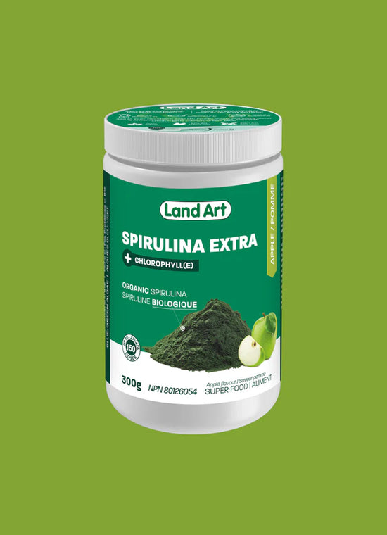 Spiruline Extra + chlorophylle saveur pomme 300g