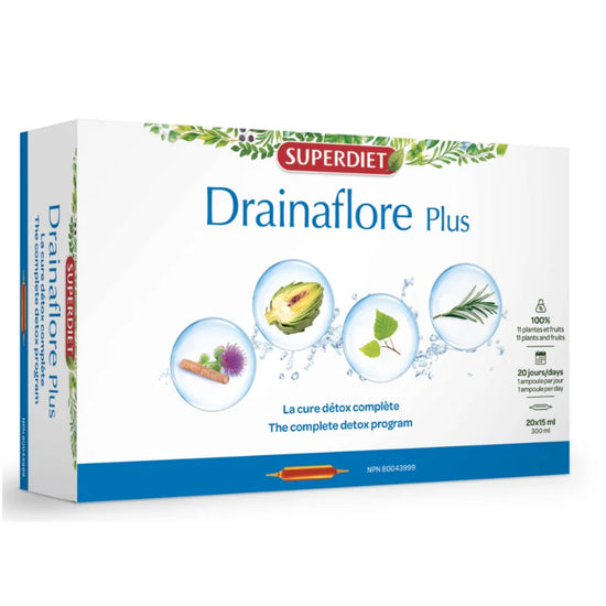 Drainaflore plus 20 ampoules de 15ml