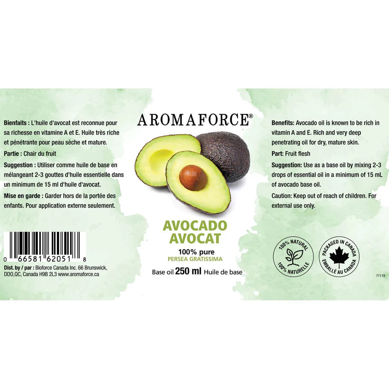 Huile d'avocat 250ml