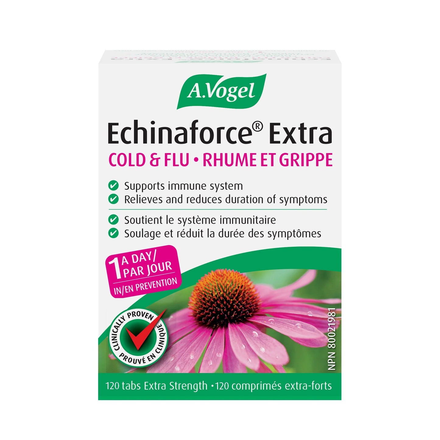 Echinaforce Extra traitement 120 comprimés