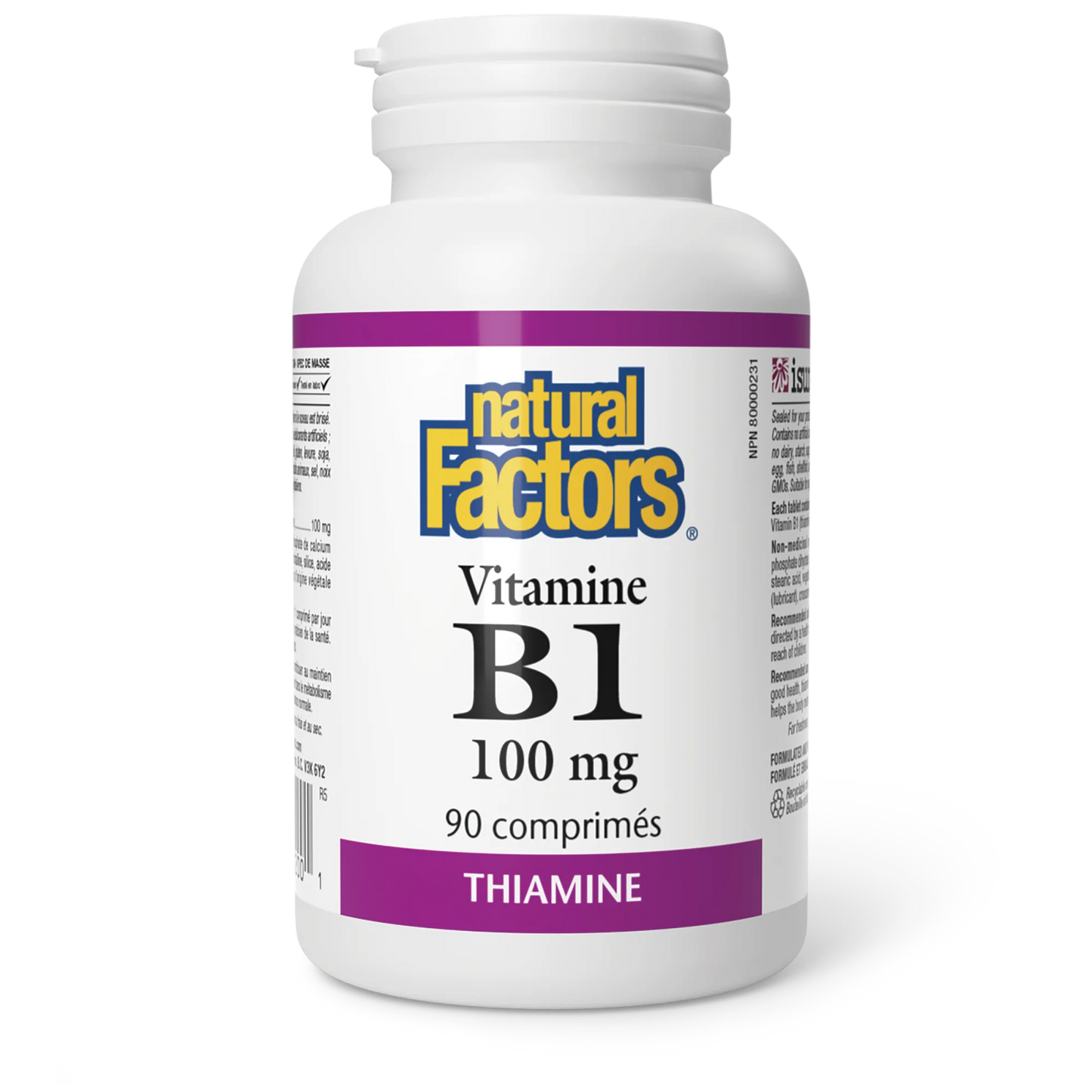 Vitamine B1 100mg 90 comprimés