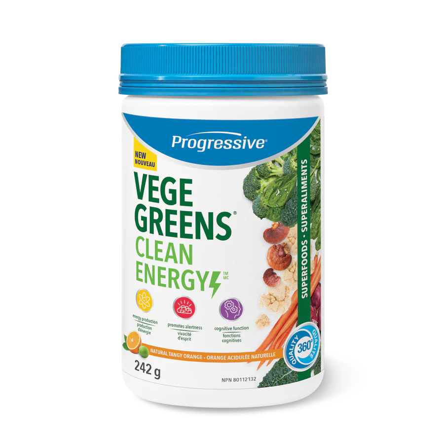 Vege Greens Énergie saveur orange acidulé 242g