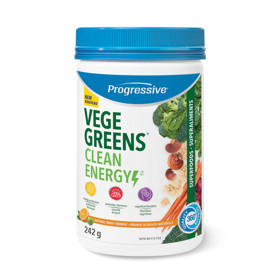 Vege Greens Énergie saveur orange acidulé 242g