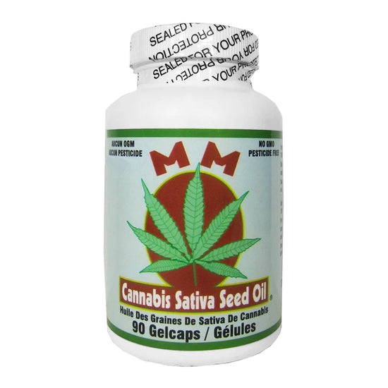 Huile de graines de Sativa de Cannabis 90gélules