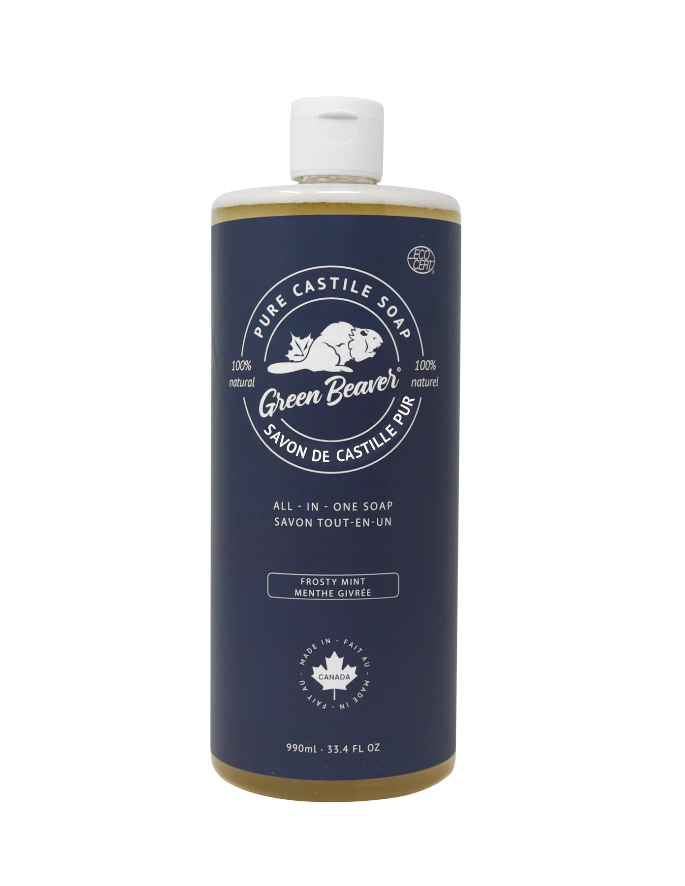 Savon de castille pur menthe givrée 990ml