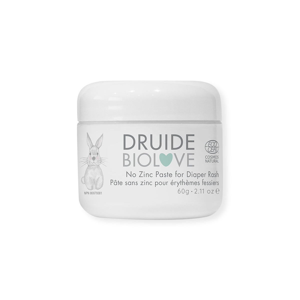 Pâte sans zinc pour érythème fessiers 60g