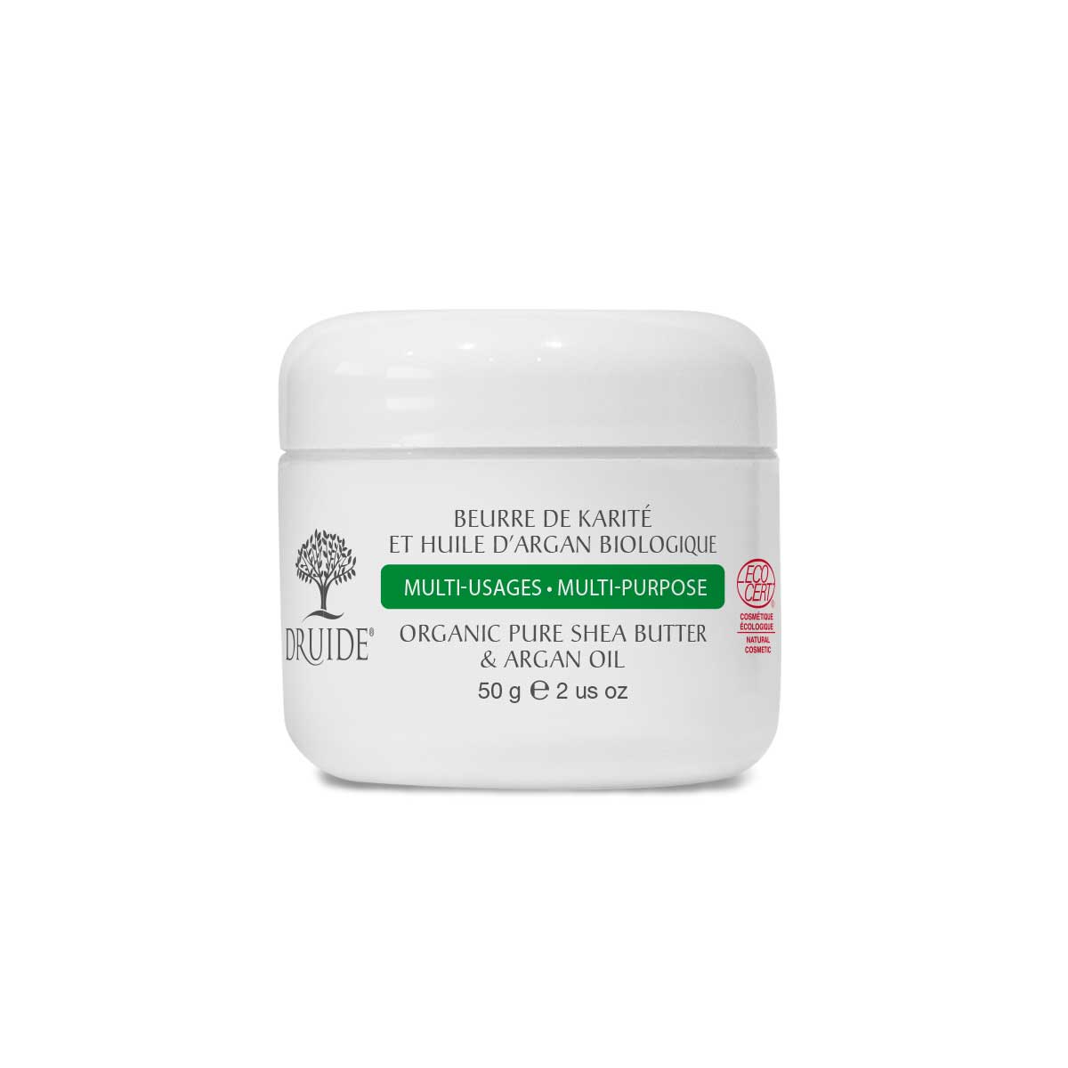 Beurre de karité et huile d'argan biologique 50g