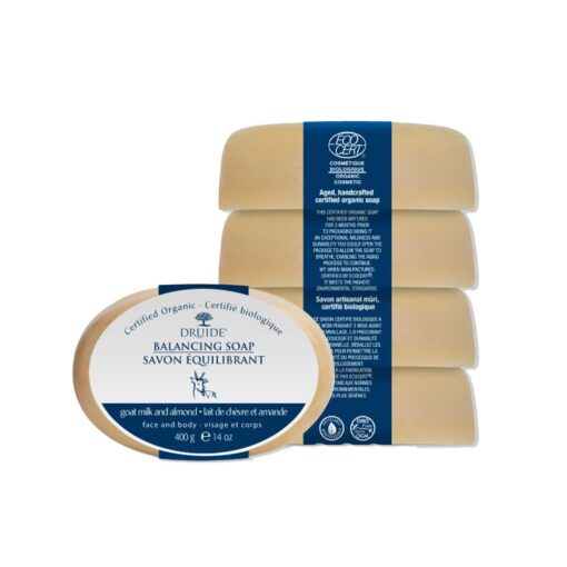 Savon Équilibrant lait de chèvre et amande 4 x 100g