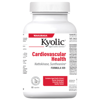 Santé cardiovasculaire nattokinase, Suntheanine formule 109 60 capsules