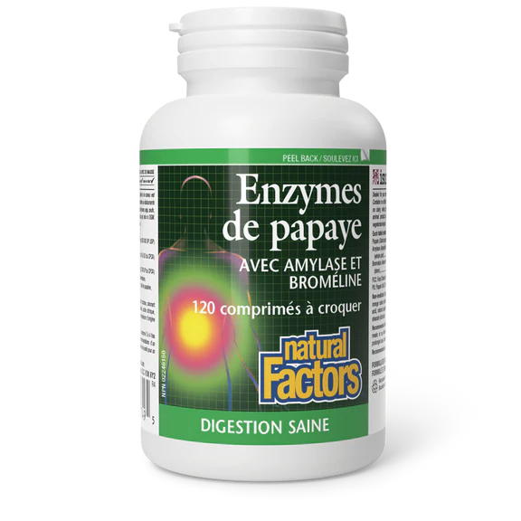 Enzymes de papaye 120 comprimés