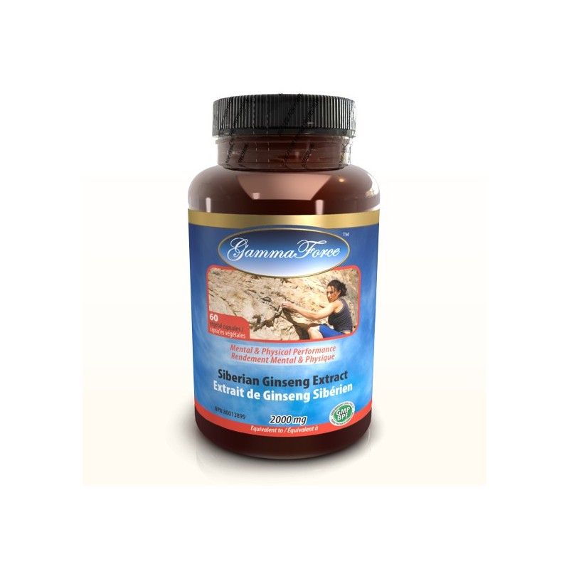 Extrait de Ginseng Sibérien 60 capsules