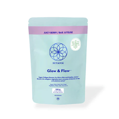 Glow & Flow booster de collagène végétalien saveur de baie juteuse 225g