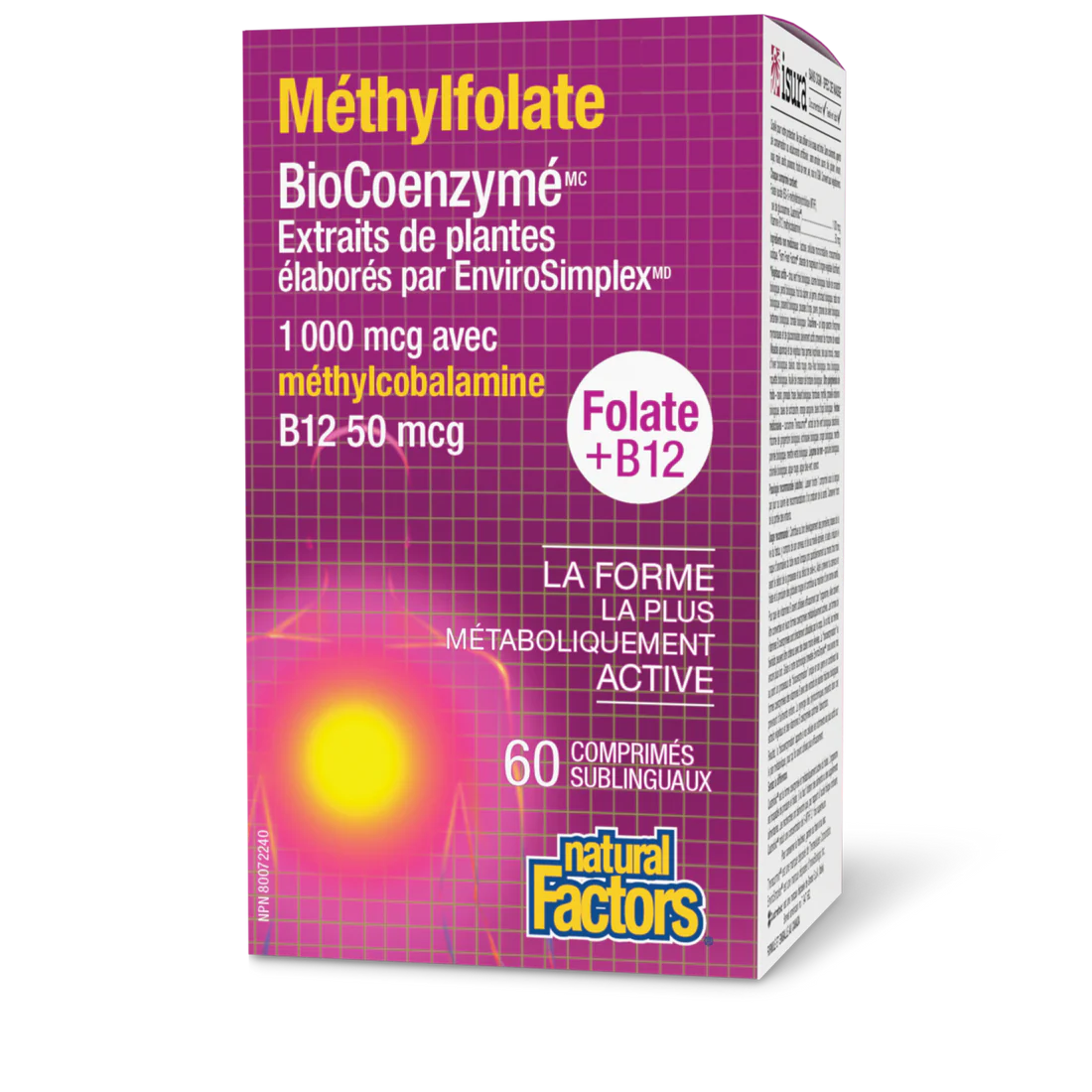 Méthylfolate BioCoenzymé • folate + B12 1 000 mcg/50 mcg