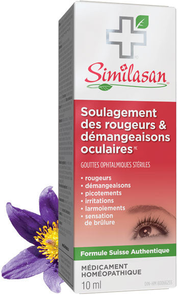 Soulagement des rougeurs & démangeaisons oculaires 10ml