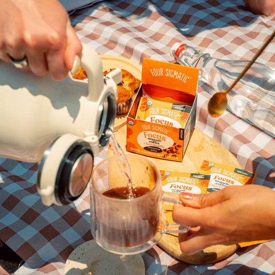 Pensez, mélange de café et champignons avec crinière de lion 10sachets