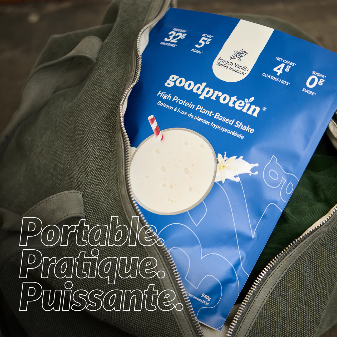 Boisson à base de plantes hyperprotéinée