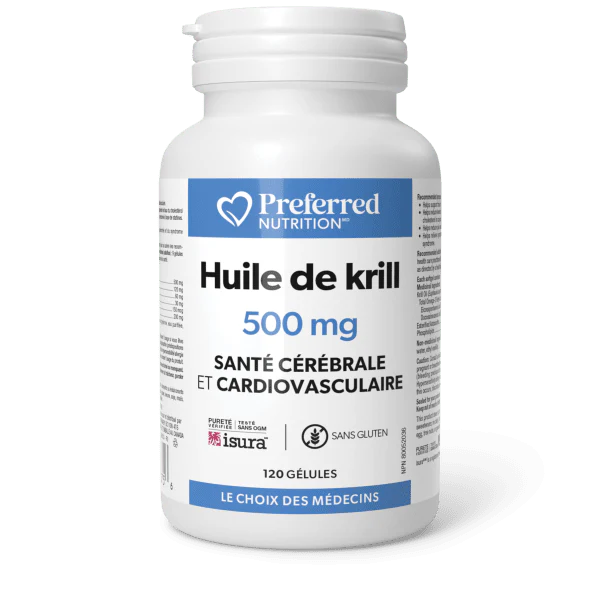 Huile de krill 500mg 120gélules