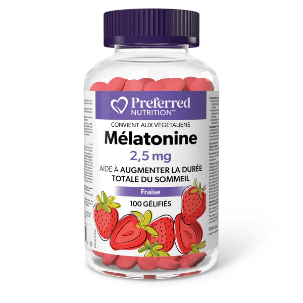 Mélatonine 2.5mg 100gélifiés