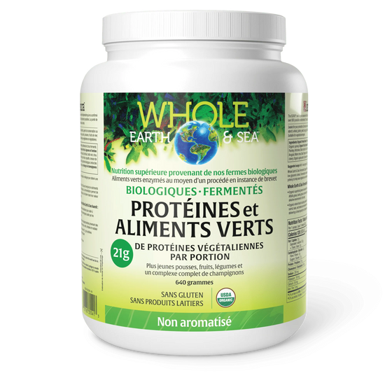 Protéines et aliment verts 656-710g