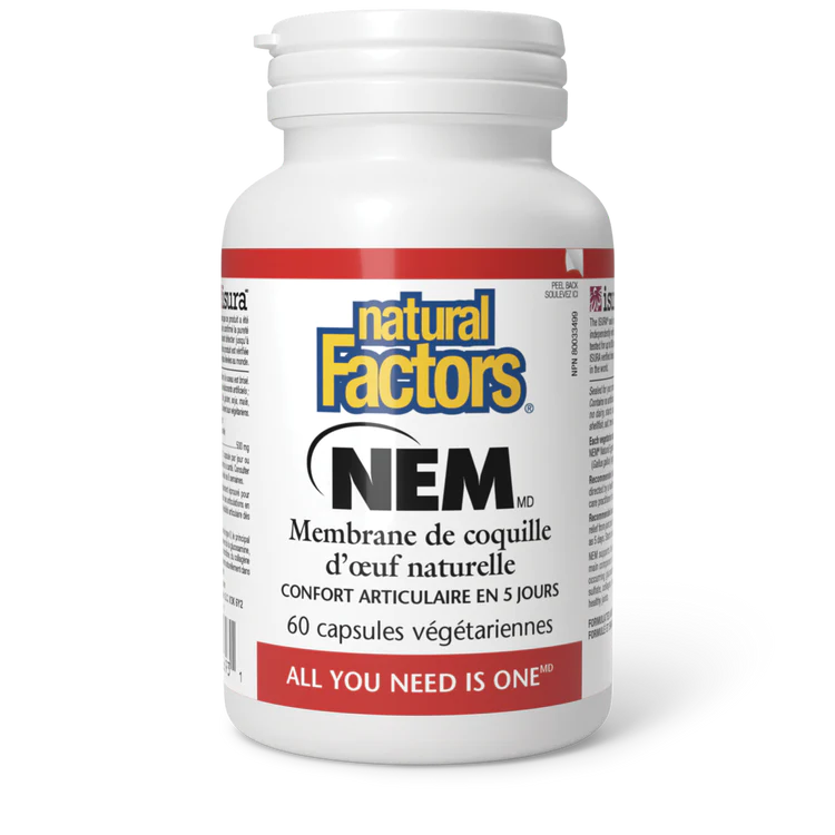 NEM membrane de coquilles d'œuf naturelle 60 capsules