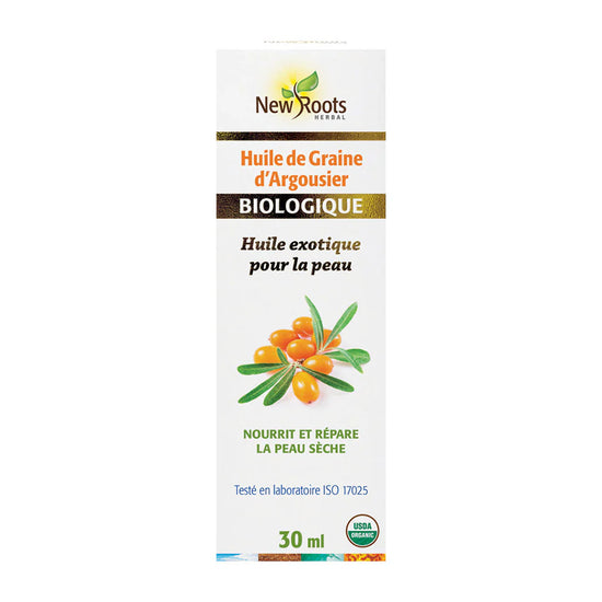 Huile végétale de graine d'Argousier biologique 30ml