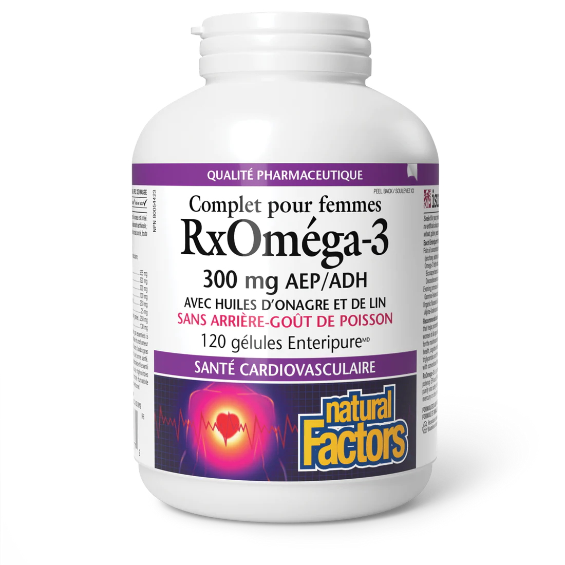 RxOmega complet pour femmes 300mg 120 gélules