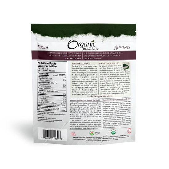 Poudre de spiruline 150g