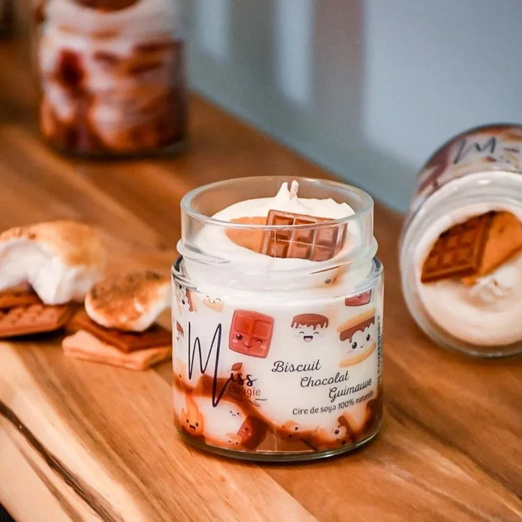 Bougie Biscuit chocolat guimauve