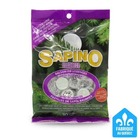 Pastilles de sapin baumier avec échinacée