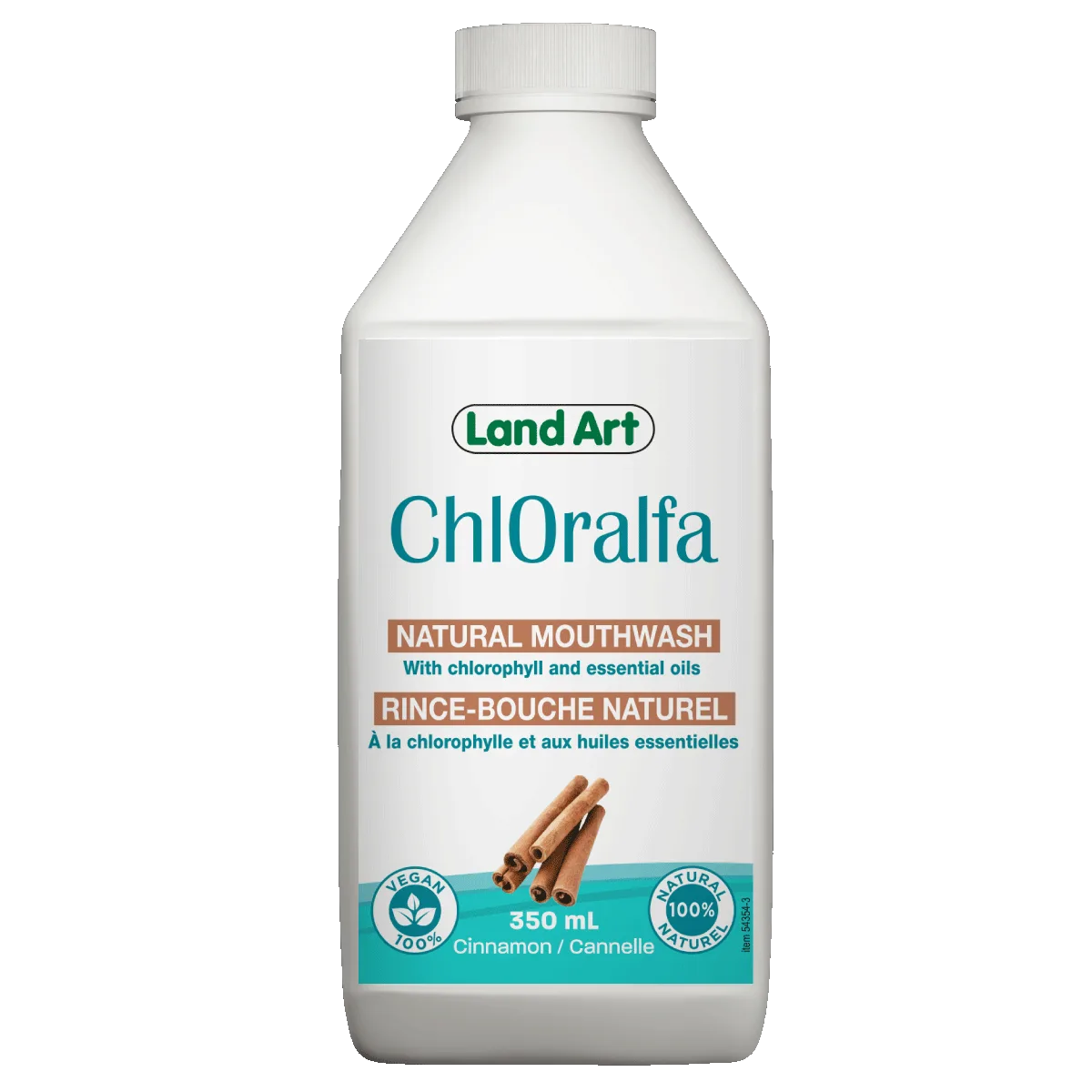 Rince-bouche naturel à la chlorophylle saveur de cannelle 350