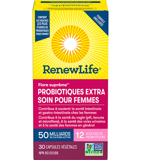 Probiotiques extra soin pour femmes 50milliards 30capsules
