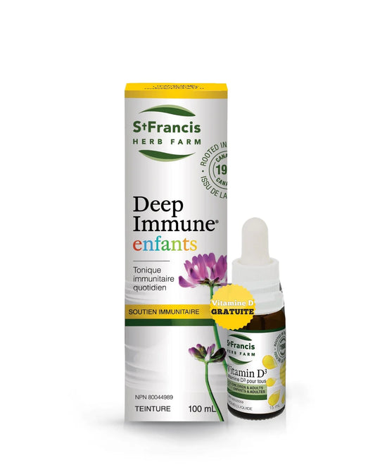 Deep immune enfants Duo avec 100ml vitamine D