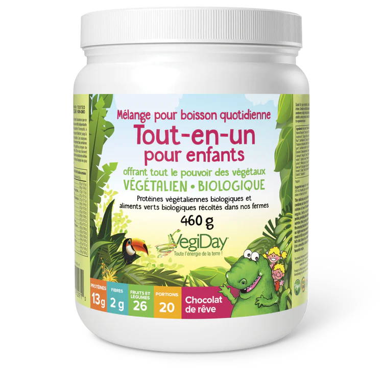 Tout-en-un pour enfants végétalien chocolat 460g