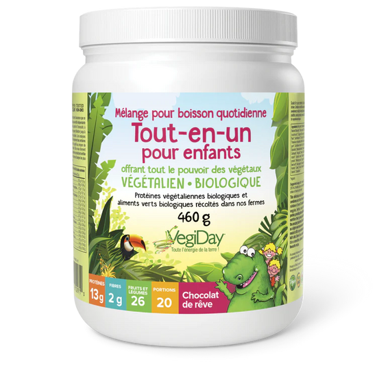 Tout-en-un pour enfants végétalien chocolat 460g