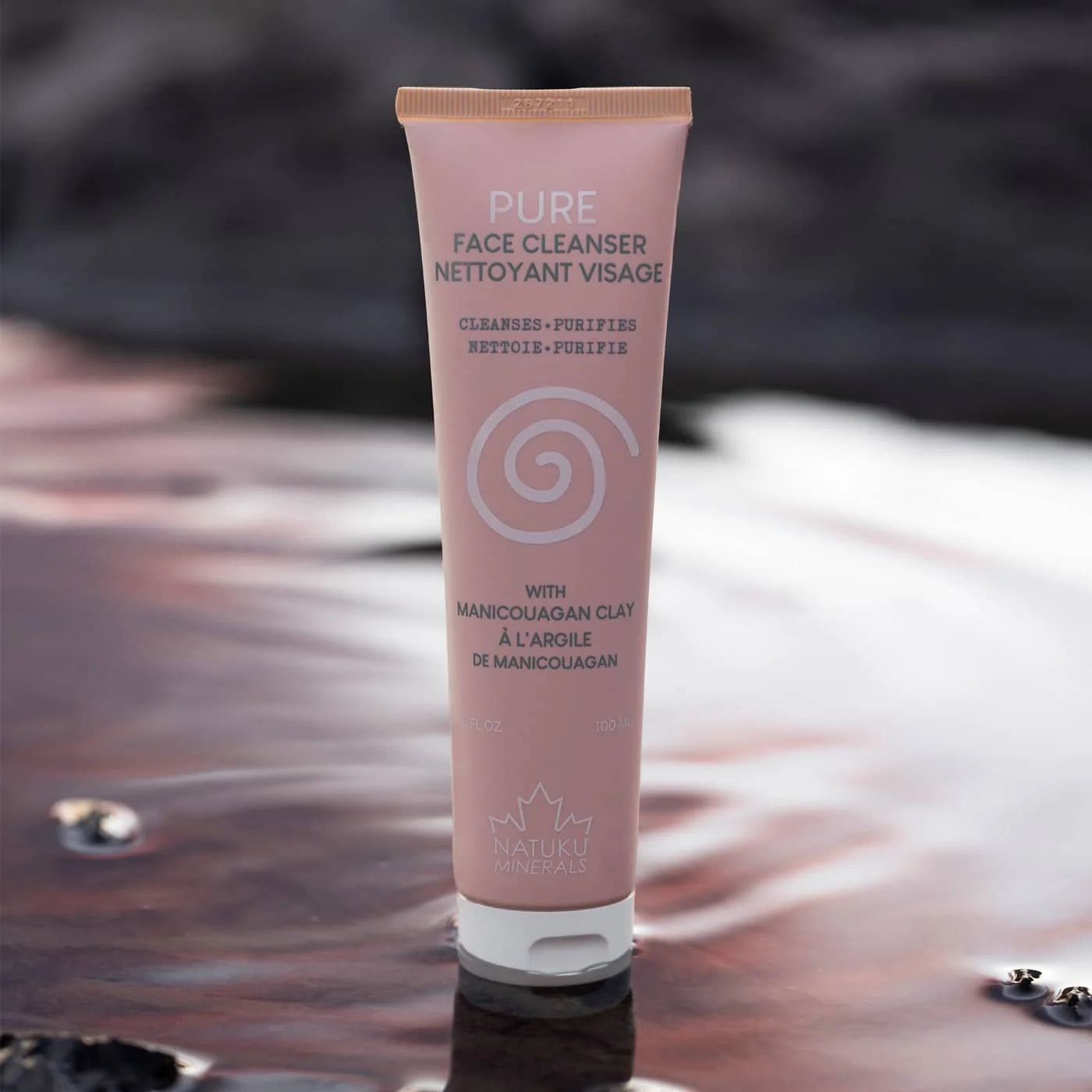 Pure nettoyant visage à l'argile de Manicouagan 100ml