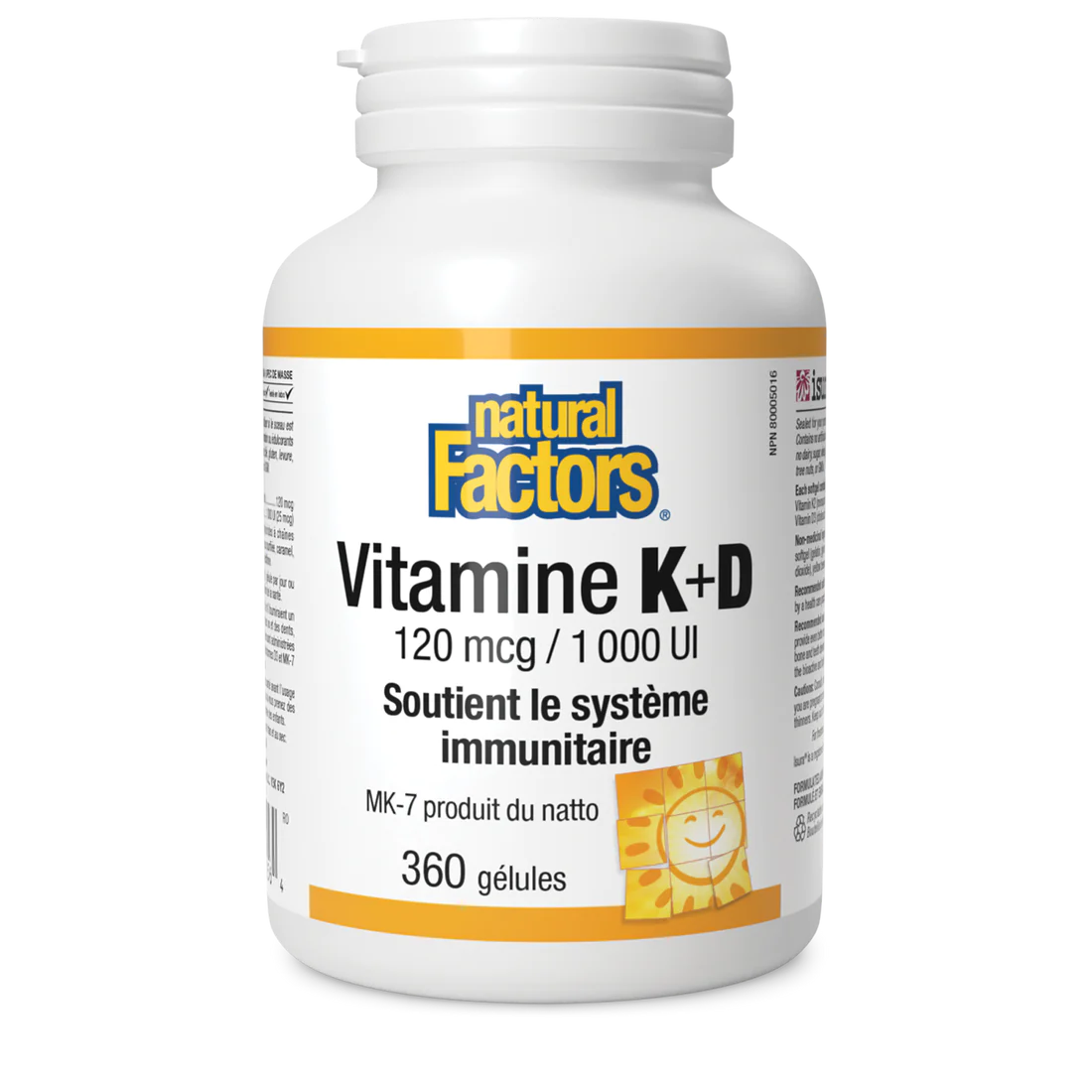 Vitamine K+D 120 mcg/1 000 UI