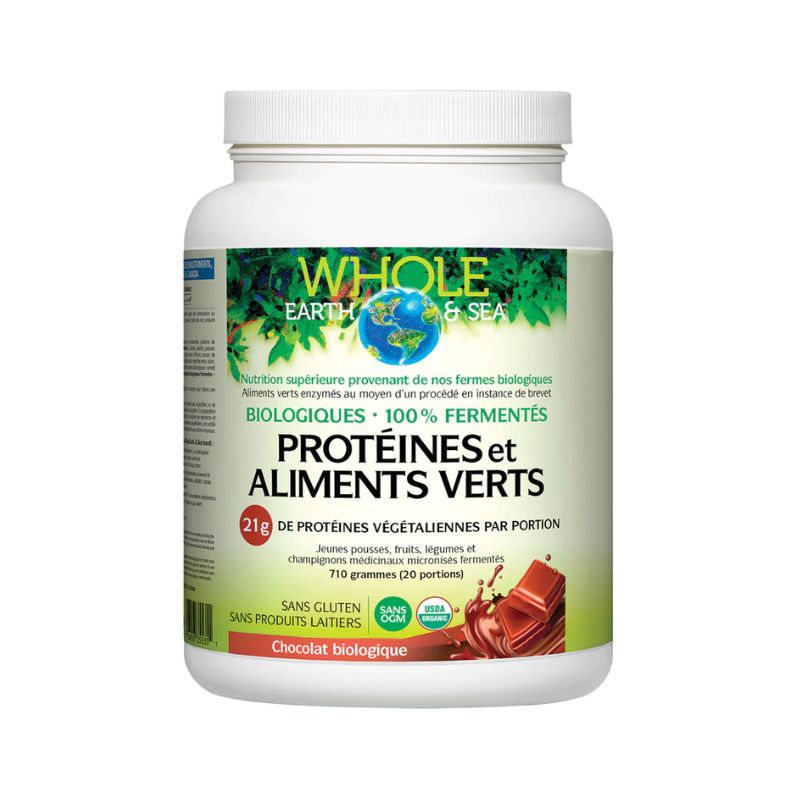 Protéines et aliment verts 656-710g