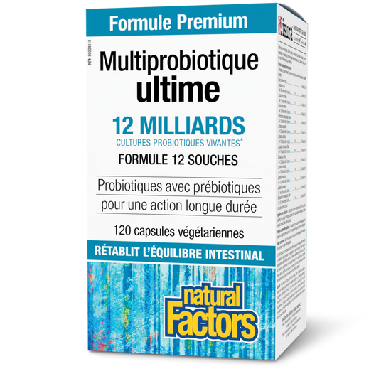 Multiprobiotique ultime 12 milliard de cultures