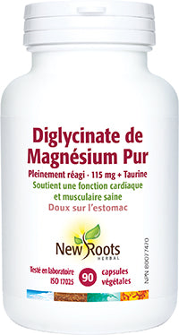Magnésium bisglycinate pur + taurine 90capsules