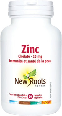 Zinc chélaté 25mg 90capsules