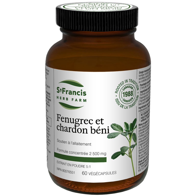 Fenugrec et Chardon béni 500mg-60 capsules