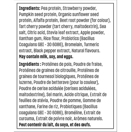 Protéines sport saveur de baies 801g