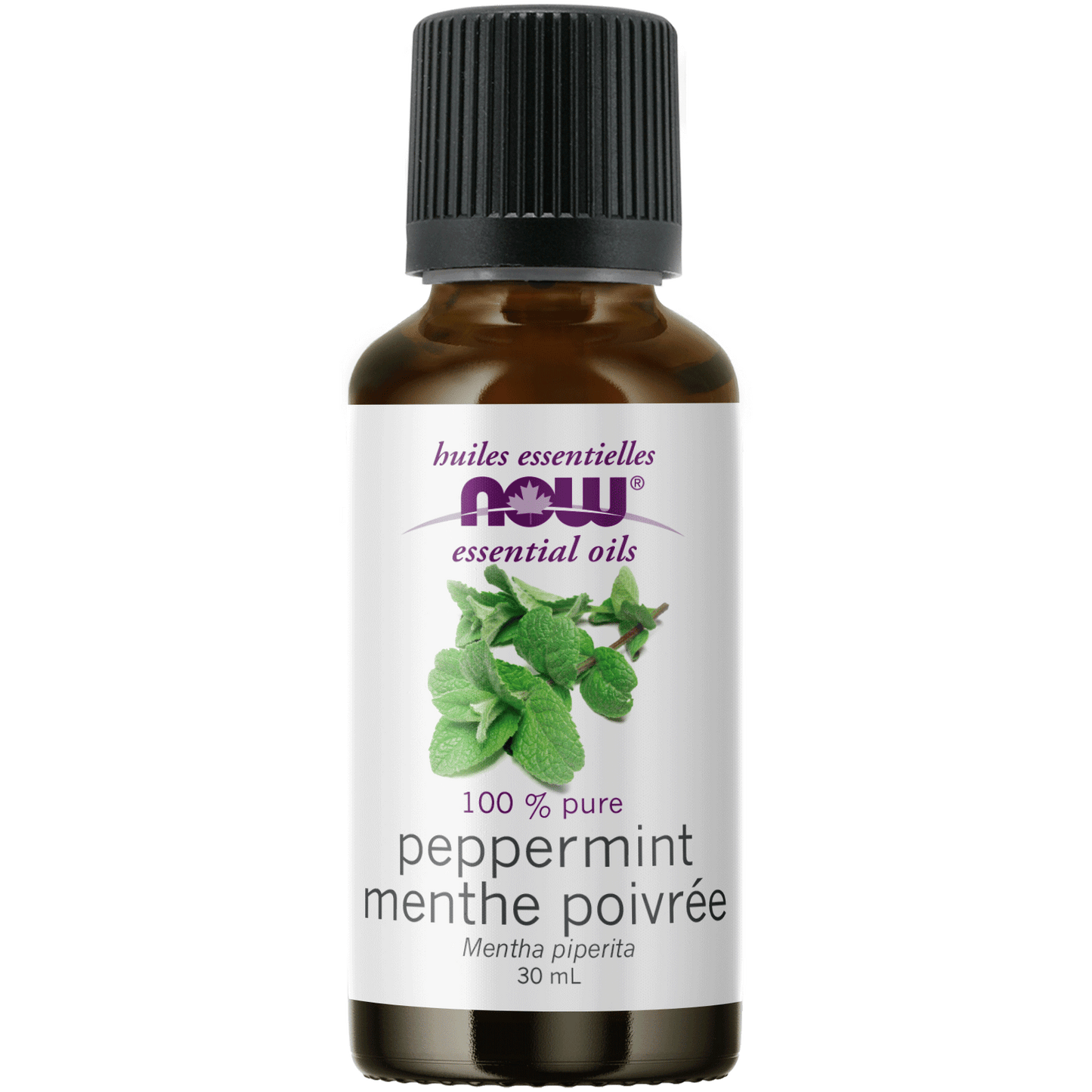 Huile essentielle Menthe poivrée Now 100% Pure