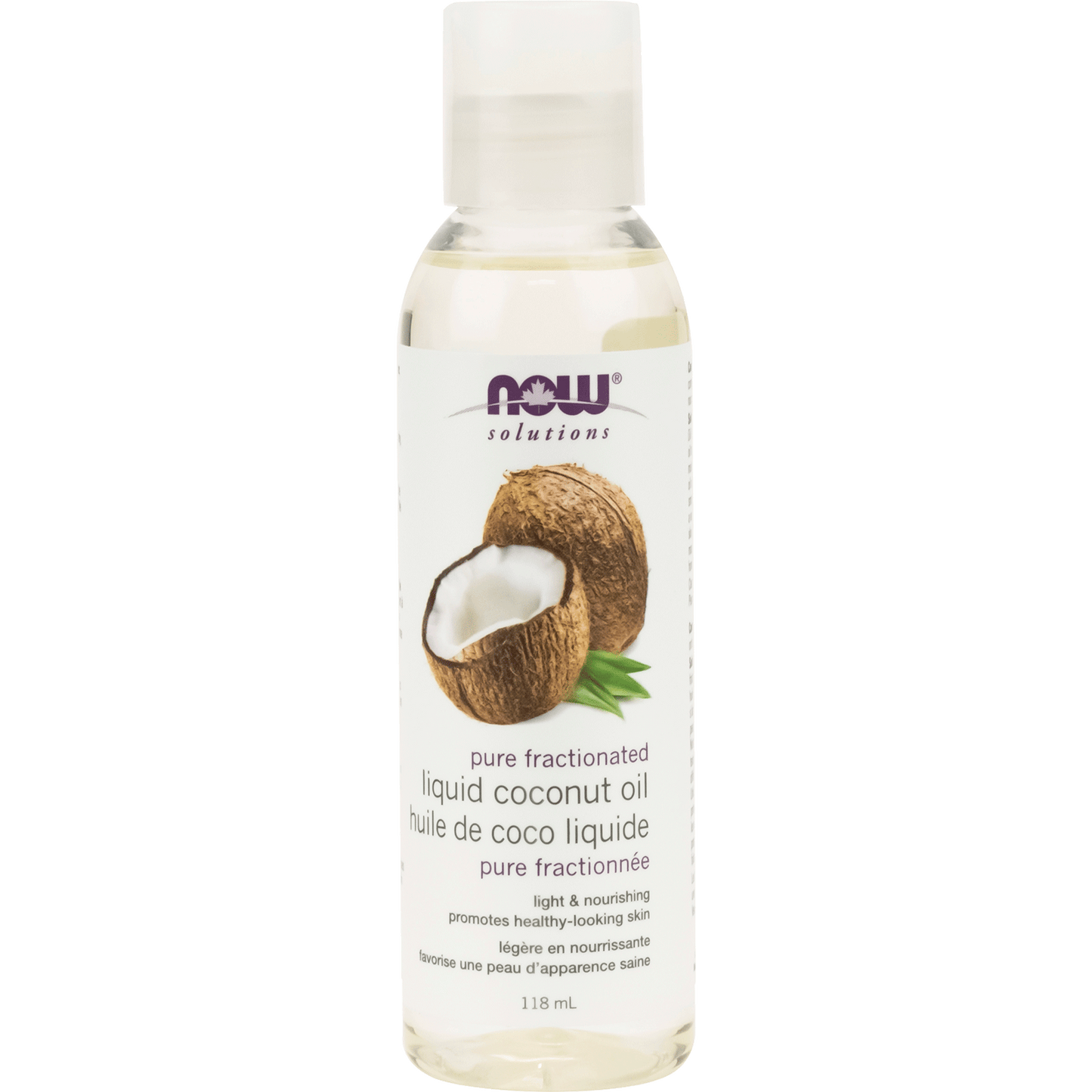 Huile de coco liquide pure fractionnée 118ml